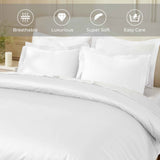 Egyptian Cotton 850 Thread Count Solid Luxury 3 Piece Duvet Cover Set - Duvet Cover Set by Superior Brand
