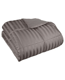 Reversible All Season Down Alternative Solid Bed Blanket - Grey