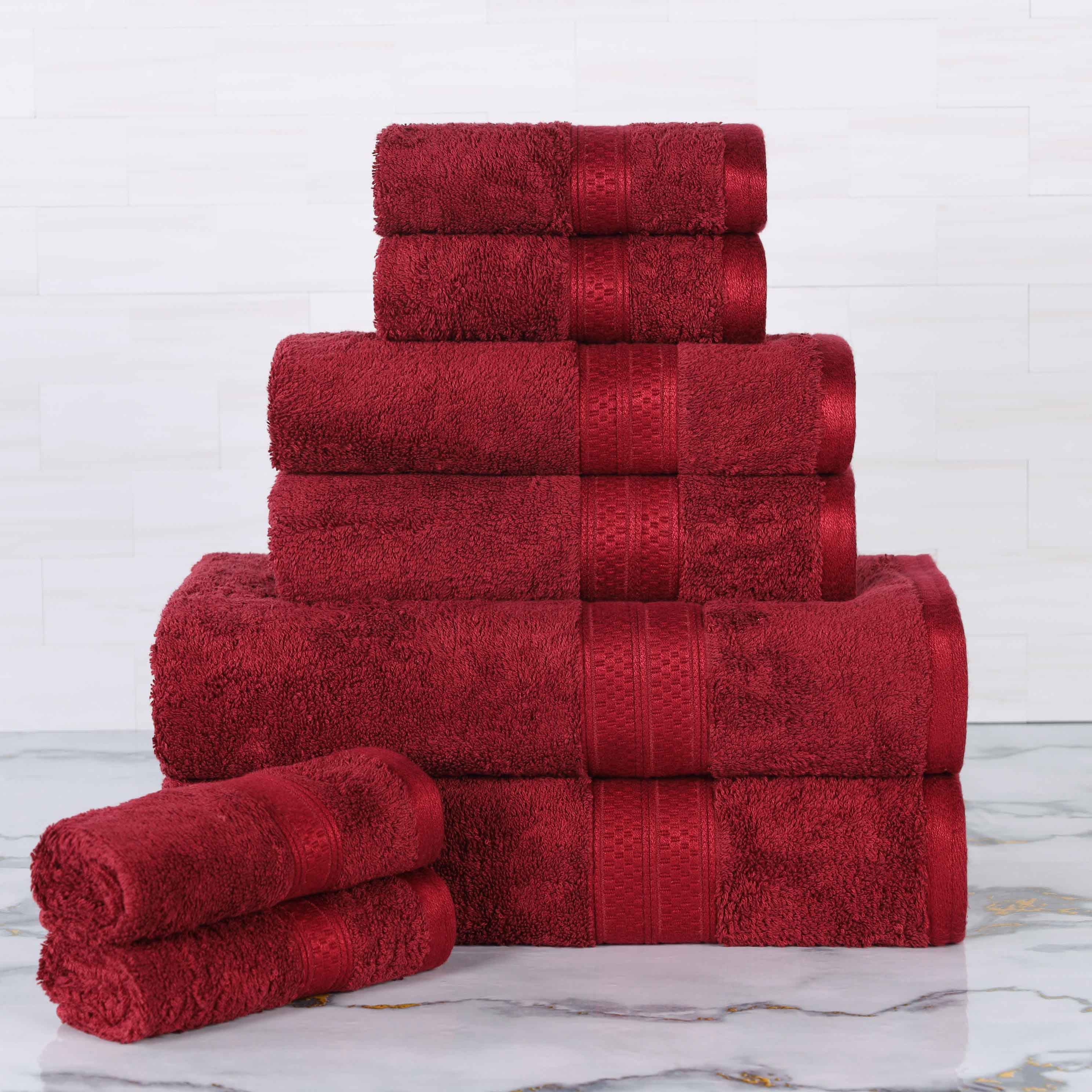 Ultra-Soft Rayon from Bamboo Cotton Blend 8 Piece Towel Set - Towel Set by Superior