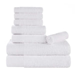 Rayon from Bamboo Eco-Friendly Fluffy Soft Solid 8 Piece Towel Set - Towel Set by Superior Brand