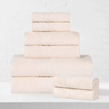 Eco-Friendly Ringspun Cotton Towel Set 8-Piece