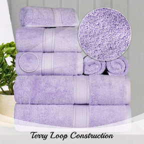 Egyptian Cotton Heavyweight 8 Piece Towel Set