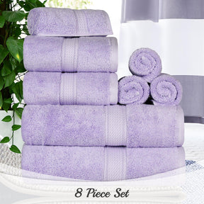 Egyptian Cotton Heavyweight 8 Piece Towel Set