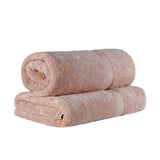 Egyptian Cotton Bath Towels - Plush Bath Sheet Set of 2