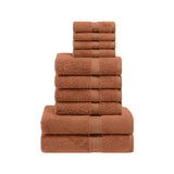 10-Piece Egyptian Cotton Plush Towel Set - Madison