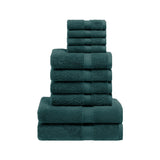 10-Piece Egyptian Cotton Plush Towel Set - Madison