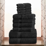 10-Piece Egyptian Cotton Plush Towel Set - Madison