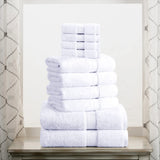 10-Piece Egyptian Cotton Plush Towel Set - Madison