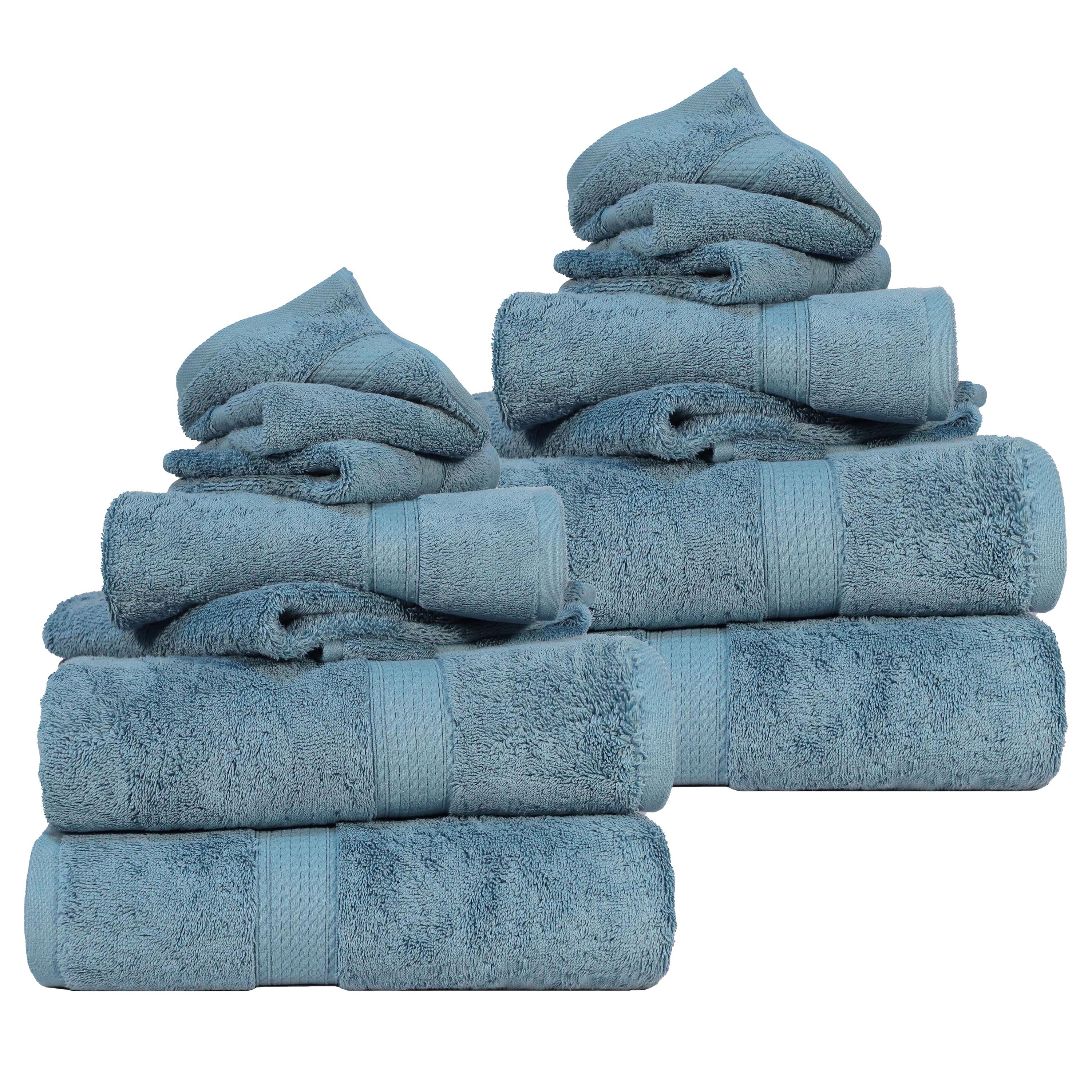 Egyptian Cotton Madison Plush Towel Sets By Superior Brand