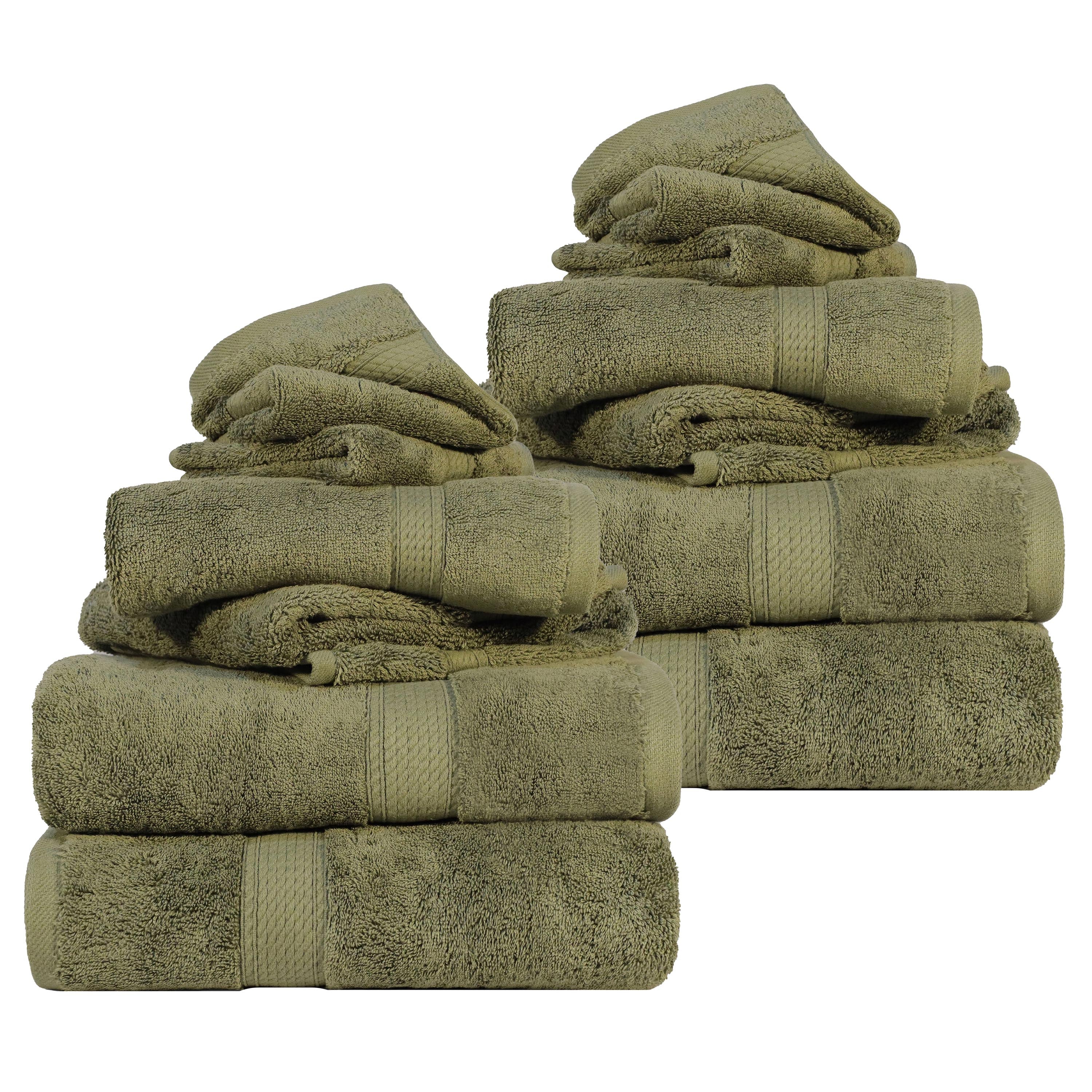 Egyptian Cotton Madison Plush Towel Sets By Superior Brand