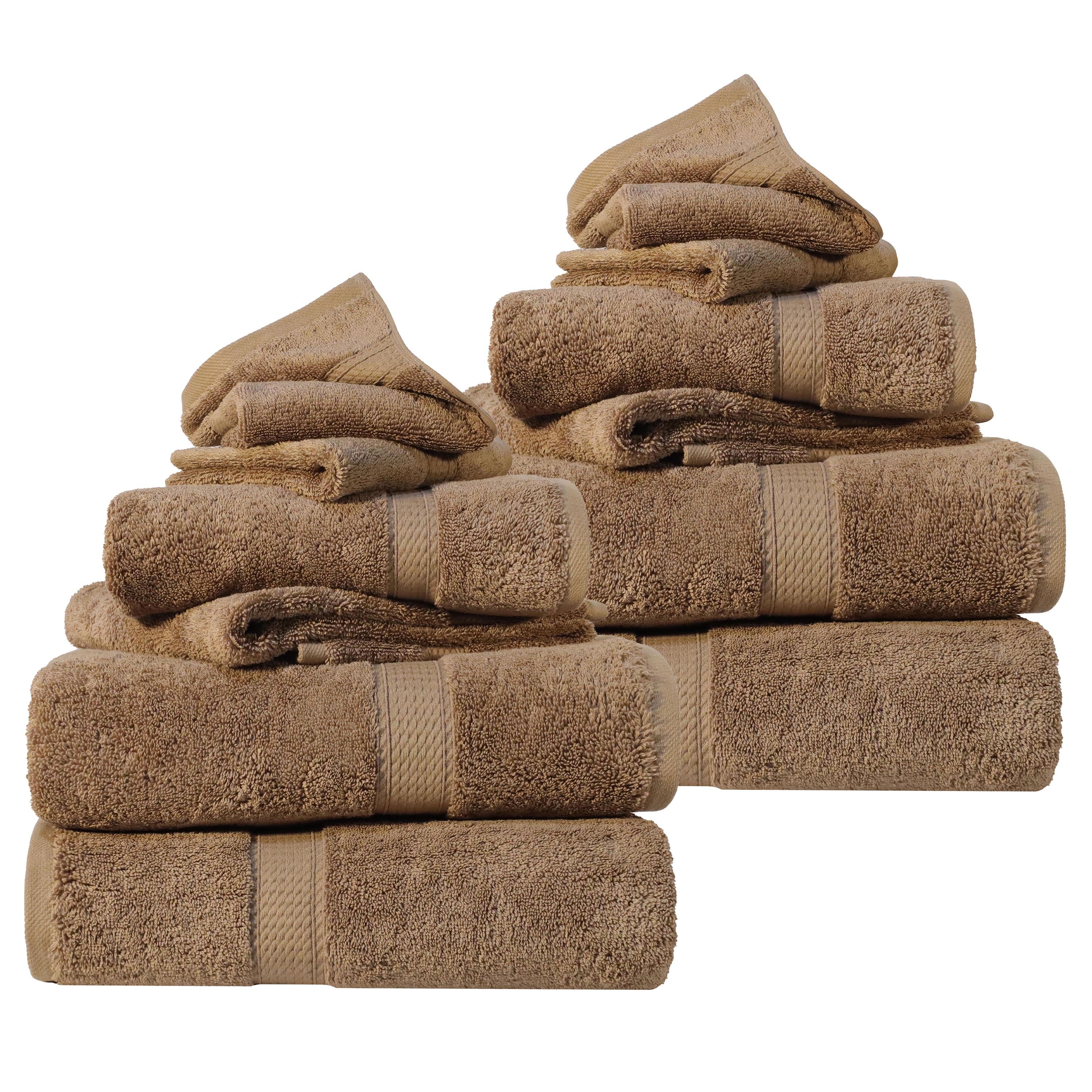 Egyptian Cotton Madison Plush Towel Sets By Superior Brand