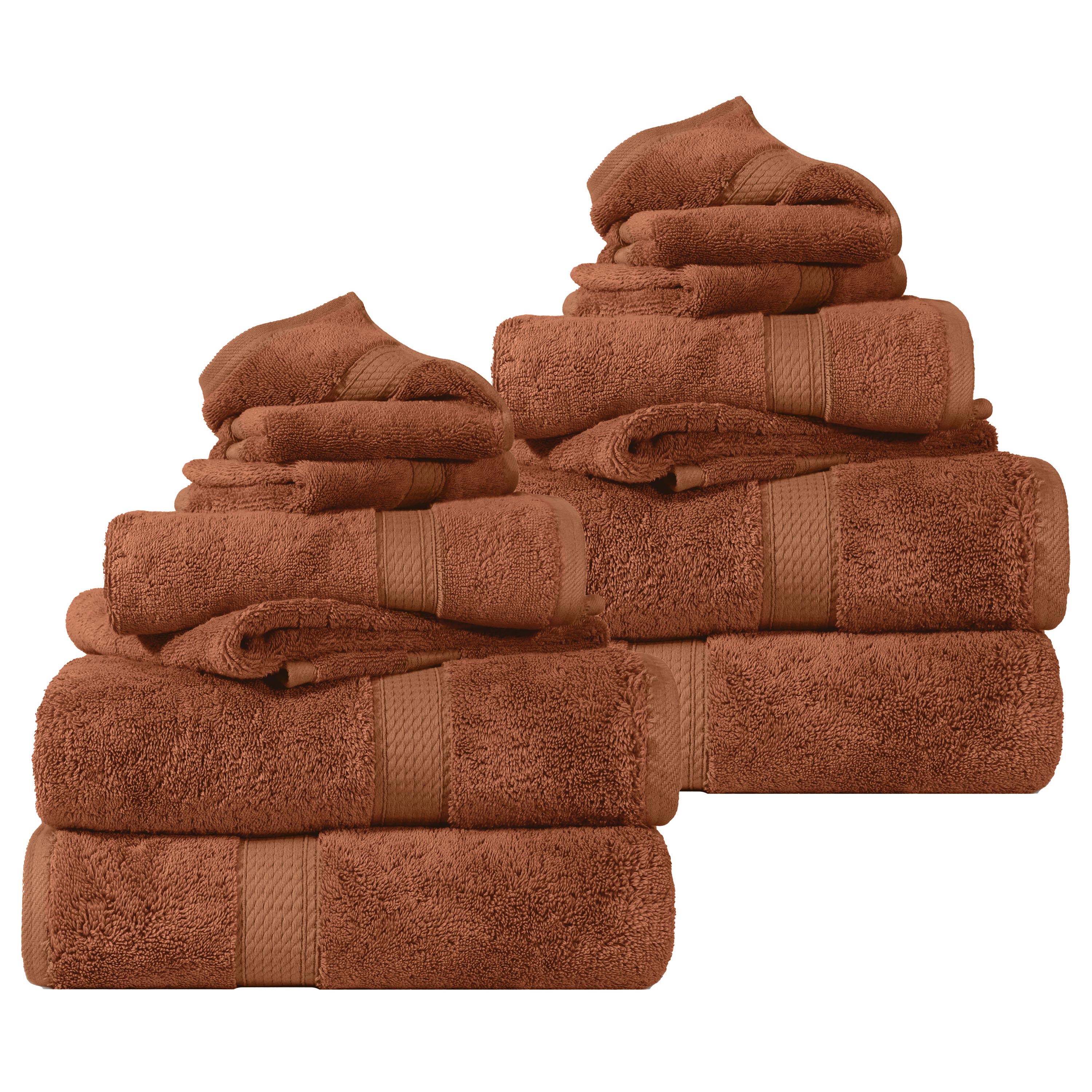 Egyptian Cotton Madison Plush Towel Sets By Superior Brand