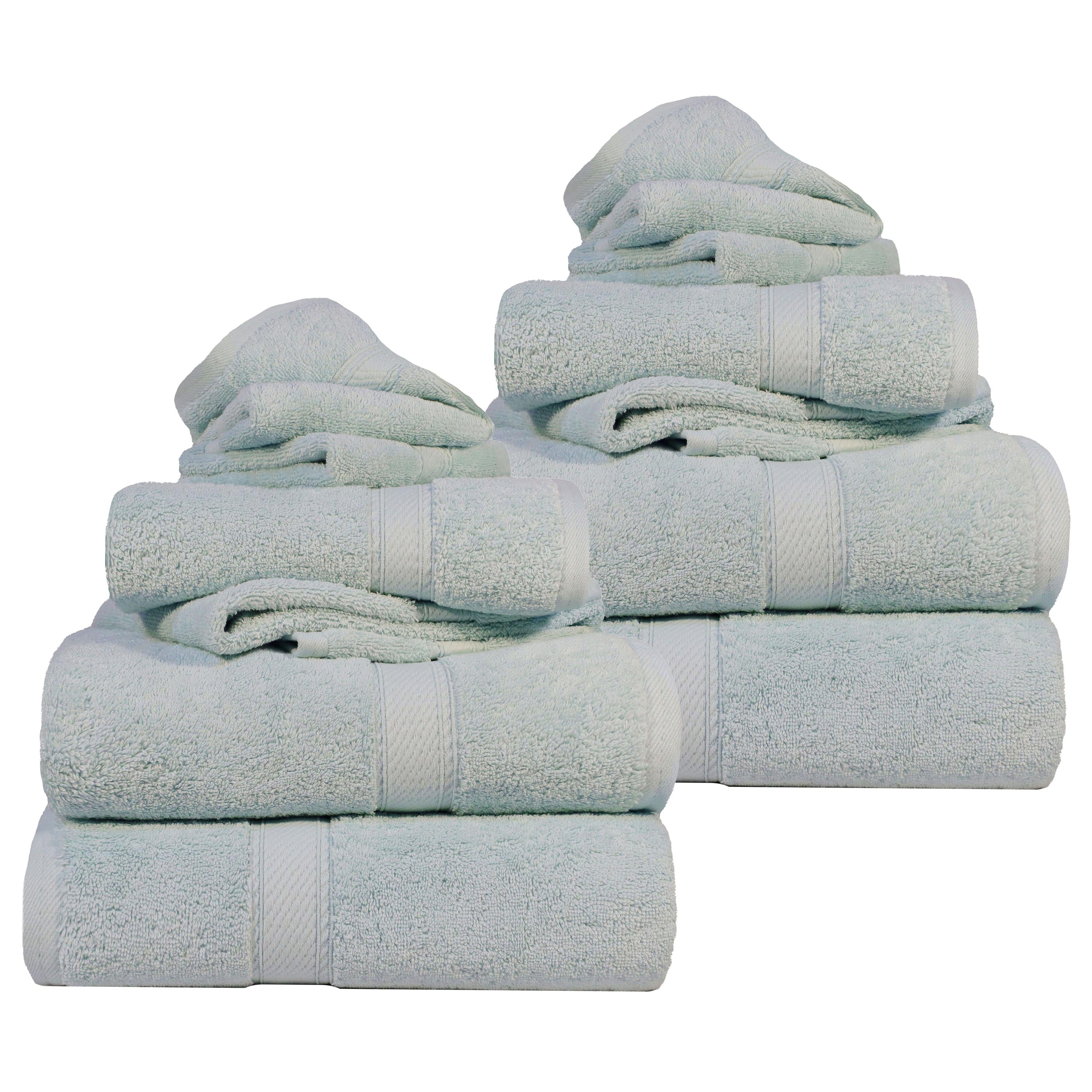 Egyptian Cotton Madison Plush Towel Sets By Superior Brand