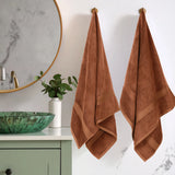 Egyptian Cotton Bath Towels Plush Absorbent Set of 2 Madison