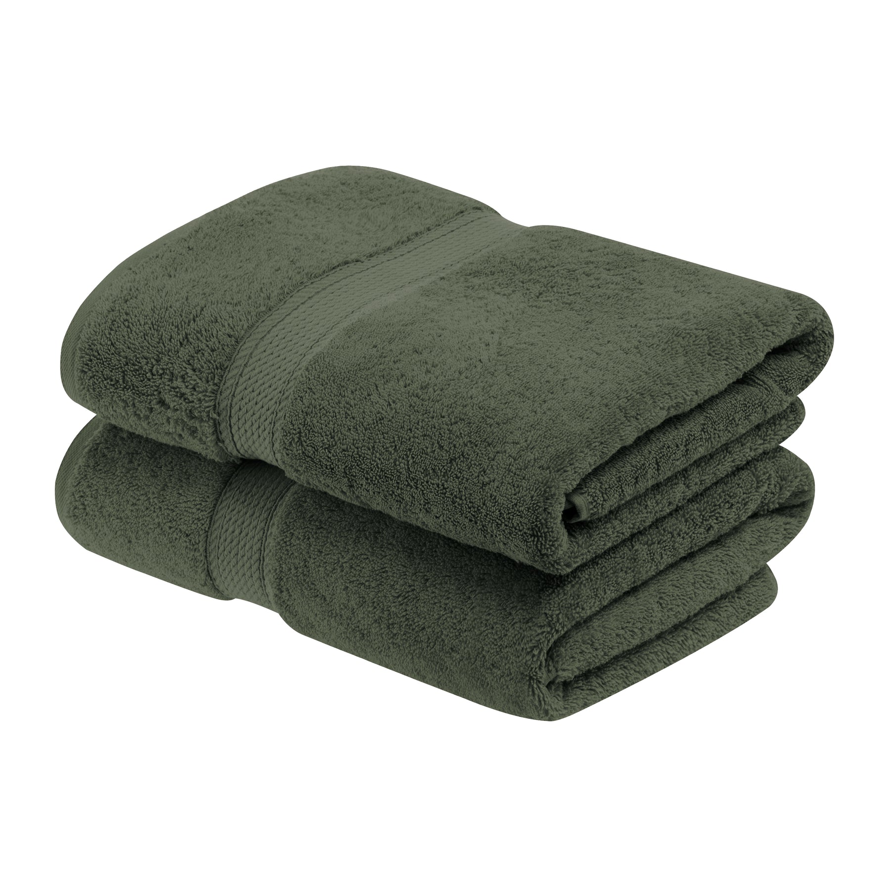 Dark Green Linen Tea Towels. Forest Green Kitchen Towels. Eco