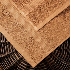 Egyptian Cotton Heavyweight 10 Piece Bath Towel Set - Rust