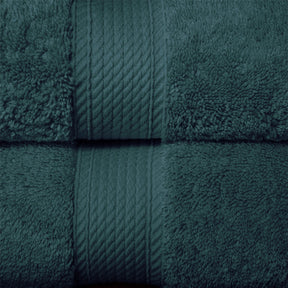 Superior Egyptian Cotton Heavyweight 6 Piece Bath Towel Set - Teal