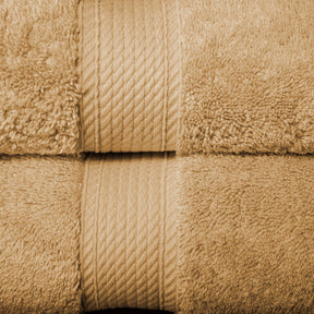 Egyptian Cotton Heavyweight 2 Piece Bath Towel Set - Toast