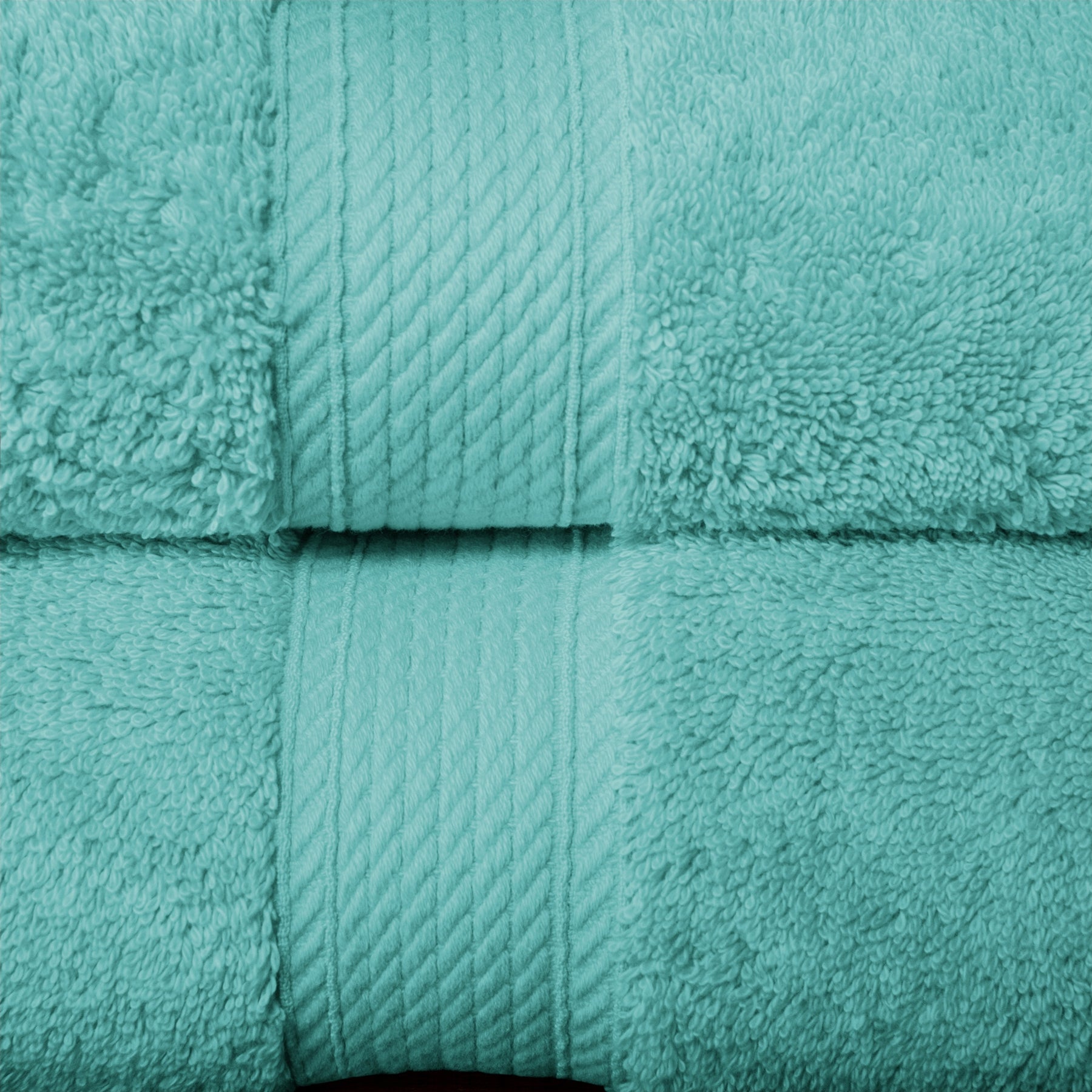 Egyptian Cotton Heavyweight 10 Piece Bath Towel Set - Turquoise