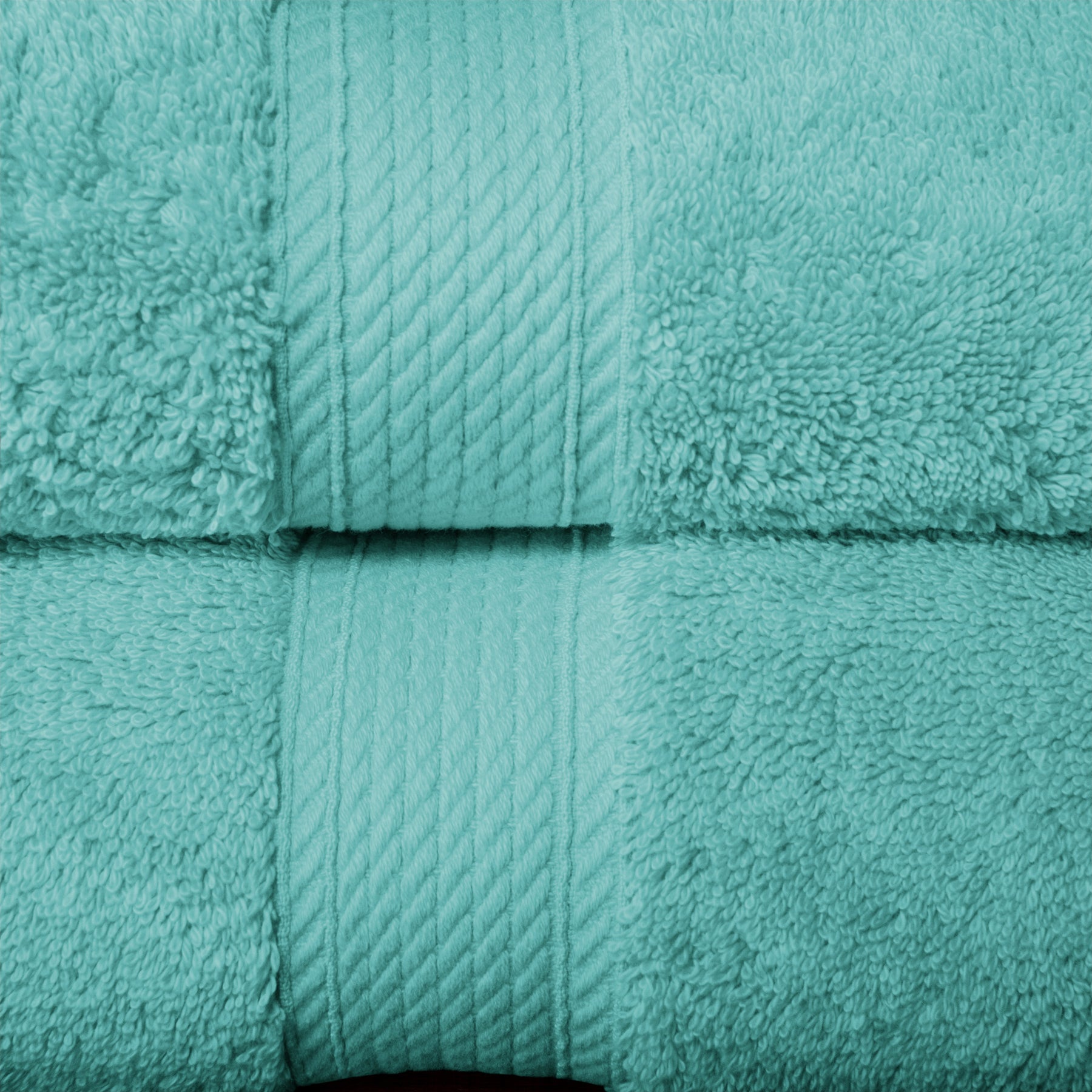 Egyptian Cotton Heavyweight 2 Piece Bath Towel Set - Turquoise