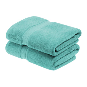 Egyptian Cotton Heavyweight 2 Piece Bath Towel Set - Turquoise