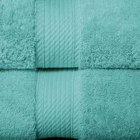 Superior Egyptian Cotton Heavyweight 6 Piece Bath Towel Set - Turquoise