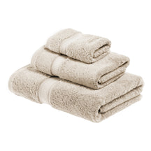 Egyptian Cotton Heavyweight 3 Piece Bath Towel Set - Stone
