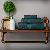 Egyptian Cotton Heavyweight 3 Piece Bath Towel Set - Teal