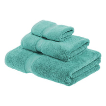 Egyptian Cotton Heavyweight 3 Piece Bath Towel Set - Turquoise