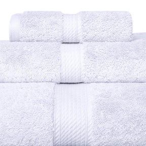 Egyptian Cotton Heavyweight 3 Piece Bath Towel Set - White