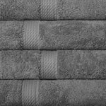 Madison Egyptian Cotton Plush Thick Absorbent Hand Towel Set of 4 - Egyptian Cotton Hand Towel by Superior Brand