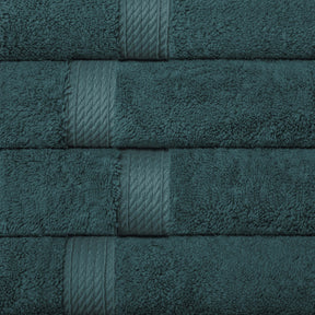 Superior Egyptian Cotton Plush Heavyweight Absorbent Luxury Soft Bath Towel - Teal