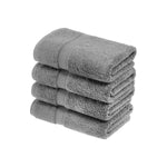 Madison Egyptian Cotton Plush Thick Absorbent Hand Towel Set of 4 - Egyptian Cotton Hand Towel by Superior Brand