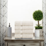 Egyptian Cotton Hand Towels 4-Piece Plush Set by Madison