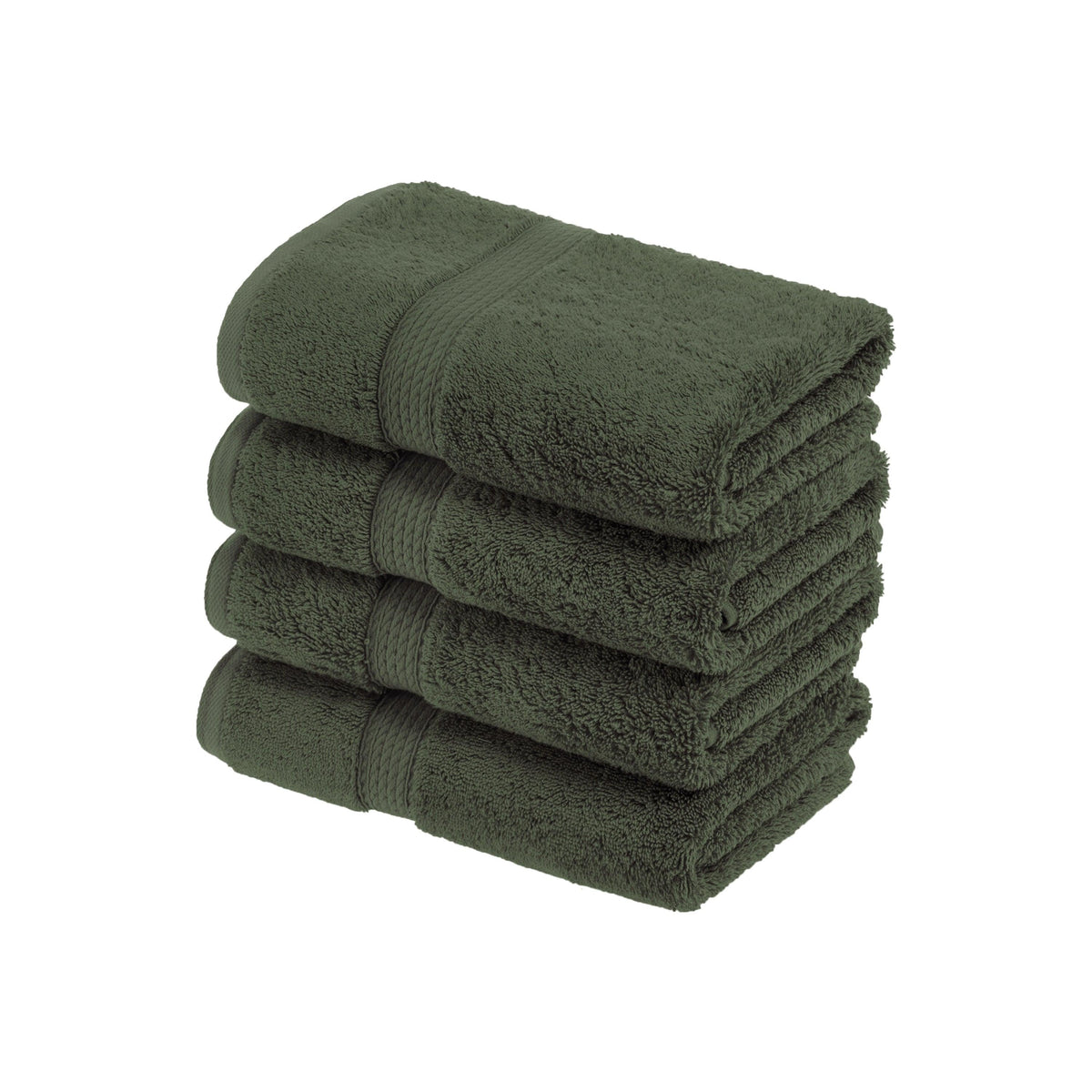 Superior Egyptian Cotton Medium Weight 12 Piece Bath Towel Set - Sandy Rose