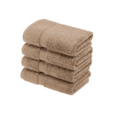 Egyptian Cotton Hand Towels 4-Piece Plush Set by Madison