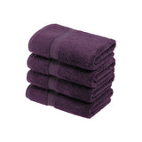 Egyptian Cotton Hand Towels 4-Piece Plush Set by Madison
