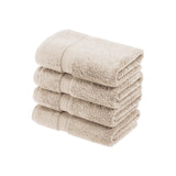 Egyptian Cotton Hand Towels 4-Piece Plush Set by Madison