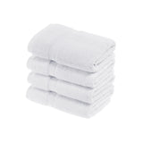 Egyptian Cotton Hand Towels 4-Piece Plush Set by Madison