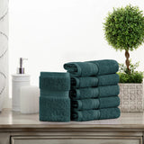 Egyptian Cotton Face Towel Set of 6 by Madison