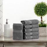 Egyptian Cotton Face Towel Set of 6 by Madison