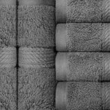 Superior Madison Egyptian Cotton Plush Face Towel Washcloth Set of 6 - Egyptian Cotton Face Towel by Superior Brand