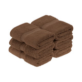 Egyptian Cotton Face Towel Set of 6 by Madison
