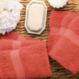 Egyptian Cotton Face Towel Set of 6 by Madison