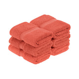 Egyptian Cotton Face Towel Set of 6 by Madison