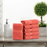 Egyptian Cotton Face Towel Set of 6 by Madison
