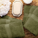 Egyptian Cotton Face Towel Set of 6 by Madison