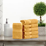 Egyptian Cotton Face Towel Set of 6 by Madison