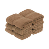 Egyptian Cotton Face Towel Set of 6 by Madison