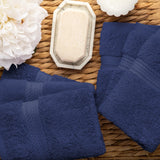 Egyptian Cotton Face Towel Set of 6 by Madison